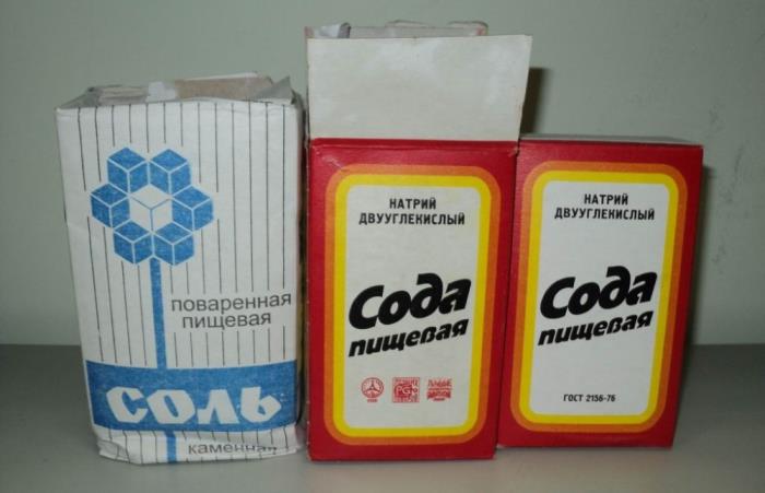 Сода и соль