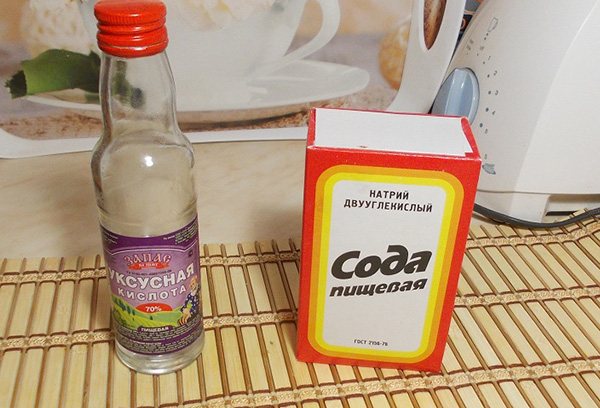 Сода и уксус