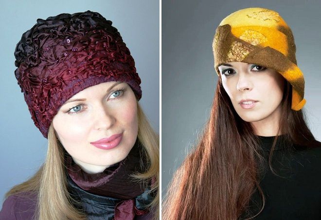 валяные женские шляпки